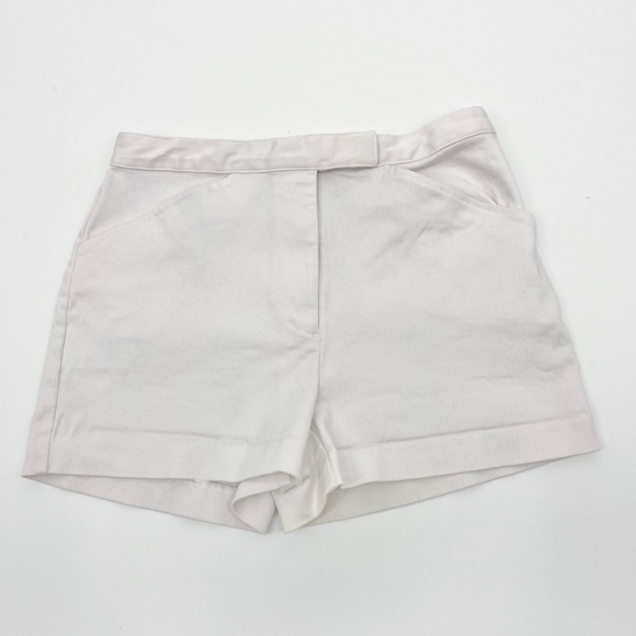 EXPRESS Stretch Chino White Preppy Short Size 3/4 - Picture 3 of 9